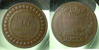 Tunisie TUNISIE, TUNISIA, 1908 A, 10 centimes, Lecompte 101 TTB