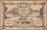 Billets émis par l'union des commerçants et indust 50 centimes Région Mantaise, billet de 1920, Union des commerçants et industriels, TB+ -