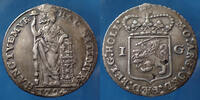 Netherland, Pays Bas, Hollande 1 gulden Netherland, pays, Hollande 1794, KM.100,1, 31mm, 10,84g, trace de bélière sinon TTB -