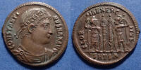 Roman Empire nummus Constantinus Magnus, Constantin Ier le Grand Thessalonica en 335-336, Gloria Exercitus, RIC 198, 19mm, 2,50g, SPL -