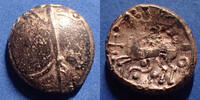 Médiomatrique, Médiomatrici Statère Médiomatrici, médiomatrique en or rouge de bas titre, type de Morville, DT 613, 17-18mm, 4,35g TTB+ Belle qualité pour ce type, -