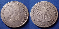 Bolivie, Bolivia, Bolivian Sol Bolivia, Bolivie, Sol 1854 MJ, KM.119.1, 20mm, poids élevé de 3,38 grammes, TB à TTB -