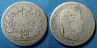 France 1/2 franc Louis Philippe 1845 A Paris, Gad.408 B/TB -