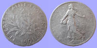France 2 Francs 1901 semeuse de Roty, Gad.532 TB -