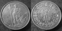 Schweiz, Suisse, Basel, Bale 5 francs Switzerland, schweiz, Suisse, Basel, Bâle schutzenfest 1879, DAV.388, 27,96g, quelques traces sinon TTB à SUP -