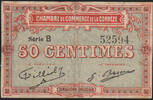 Billlets des chambres de commerce 1 Franc Nice et Alpes Maritime, chambre de commerce, billet de du 25 Avril 1917, TB+ -