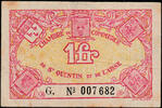 Billlets des chambres de commerce 1 Franc Paris, chambre de commerce, billet de du 10 Mars 1920, TTB -
