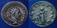 Roman Empire antoninien Philippus I Arabs, Philippe Ier l'arabe Rome en 244-249, Aequitas Augg, RIC 27, 22mm, 3,67g TTB+ -