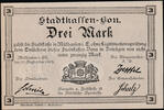 Mulhouse 3 mark Mulhouse, Mulhausen in Elsass, billet de du 10 Septembre 1914, non annulé!, SPL -