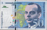 Billets de la cinquième République 50 Francs Saint Exupéry 1999, F.73/5 Neuf -