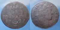 Léopold Ier Liard Léopold Ier de Lorraine 1727, Flon 160, TB+ -