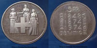 Schweiz, Switzerland, Suisse 5 francs Schweiz, Suisse 1974, Confédératio Helvetia, TTB+ -
