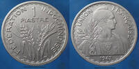 1 piastre  Indochine Indochine Française  1947, KM.32.2 SUP vz