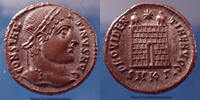 Roman Empire nummus Constantinus Magnus, Constantin Ie le Grand Cysica en 325-326, Providentiae Augg, RIC 34, petit diamètre de 17mm, 3,68g, SPL -