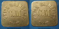 Brunstatt jeton Brunstatt, Alsace, Haut Rhin, cercle musical de consomation, L.4a SUP -