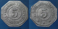 Mulhouse 5 pfennig Mulhouse, Alsace, Mulhausen im Elsass A.DREYFUS, TTB+ -
