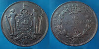 Bornéo, British North Bornéo cent Bornéo, British North Bornéo, one 1886 H, KM 2 TTB -