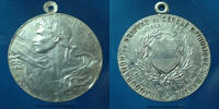 Ensisheim blanc Ensisheim, Alsace, Elsass, médaille avec bélière, métal 16 mai 1920 inauguration du drapeau du cercle catholique St Martin, 30m -