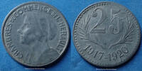 Hérault 25 centimes Hérault, chambre de commerce 1917-1920, zinc, El.15.3b TTB -