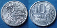 Nice 10 centimes Nice, Alpes Maritime 1920, aluminium 25mm, El.10.2 TTB+ -