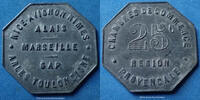 Region Provencale 25 centimes Région Provençale, chambre de commerce zinc 27mm, El.10.3 TTB+ -