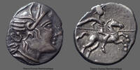 Vallée du Rhône denier Vallée du Rhône au cavalier indéterminé du style AMBILLI EBVRO, LT 5719 var., 12x15mm, 1,91g, SUP -