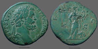 Roman Empire sestertius Severus, Septimius Severus Africa sc, ex.CNG 23 Juin 1999 N°50, Marc Melcher collection, RIC.II 676, 28mm, 22,72g, belle patine! -