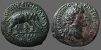 Roman Empire as Antoninus Pius, Antonin le Pieux, as rome en 148-149, MUNIFICENTIA AUG elephant, RIC 862a, 26mm, 11,43g, Bon TTB Rare! -