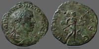 Roman Empire sesterce Philippus II, Philippe II Rome en 248, VIRTUS AUGG SC, RIC 263, 28mm, 16,73g, Bon TTB -