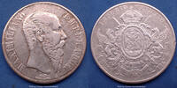Mexique, Mexico, Mexican 1 peso Mexico, Mexique, Maximilien 1867 M°, KM 388.1, 37mm, 26,77g, TB+ -
