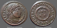 Roman Empire nummus Constantinus Magnus, Constantin Ier Siscia en 321-324, DN CONSTANTINI MAX AUG, RIC 180, 19mm, 3,19g, jolie monnaie! SPL -