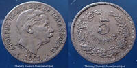 Luxembourg 5 centimes Luxembourg Letzburg Adolphe I 1901 KM 24 TTB -