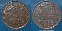 Netherland, Pays Bas, Hollande 1 cent Netherlands, Niederlande, Pays Bas, Wilhelmina 1939, petites concrétions sinon SUP -