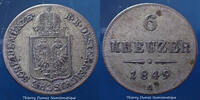 Osterreich, Autriche Osterreich Autriche Franz Joseph Ie 6 kreuzers 1848 A Jaeckel 283 TTB -