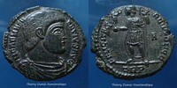 Roman Empire maiorina Magnentius, Magnence ou centenionalis Trèves Trier Treveri en 350-353 Felicitas Reipublice RIC 266 22mm 7,21g SUP+ -