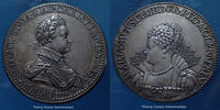Marie de Médicis et Louis XIII Marie de Médicis et Louis XIII médaille en argent régence de Marie de Médicis, Briot et Regnier, frappe postérieure, Mazerolle 8 -