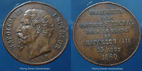 NAPOLEON III Napoléon III médaille de 23mm Inauguration de la fontaine St Michel le 15 aopût 1860, TTB+ -