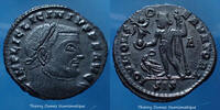 Roman Empire nummus Licinius Ier ou follis réduit Siscia en 313, Iovi Conservatori, RIC 229, 19x21mm, 3,53g, TTB à SUP -