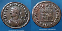 Roman Empire nummus Constantius II, Constance II Cysicus en 325-326, Providentiae Caess, RIC 38, 19mm, 3,25g, SUP à FDC -