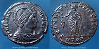 Roman Empire nummus Helena, Helène Trèves, Treveri, Trier en 327-328, Securitas Reipublice, RIC 508, 19mm, 2,95g, SUP -