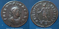 Roman Empire nummus Crispus Ticinum en 317-318, Principia Ivventutis, RIC 76 R4!, 19mm, 3,09g, P.SUP -