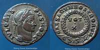 Roman Empire nummus Crispus Siscia en 321-324, CAESARUM NOSTRORUM VOT X, RIC 181, 18mm, 3,31g SUP à FDC -