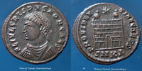 Roman Empire nummus Crispus Cysicus en 324-325, Providentiae Caess, RIC 25 R3!, 20mm, 3,59g, SUP+ -
