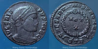 Roman Empire nummus Crispus Trèves, Trier, Treveri en 323-324, Caesarum Nostrorum, RIC 431, 2,82g, TTB+ -