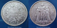 France 5 Francs Hercule 1873 A Paris, G 745a, TB à TTB -
