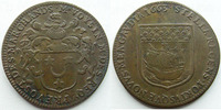 Jeton de régions Jeton Ile de France, Daniel Voysin, prévost des marchands, 1663 27 mm, F.3593 TTB R! -