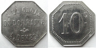 Remiremont 10 centimes REMIREMONT, à la croix de Lorraine, A.Demesy Elie manque SUPERBE -