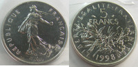 France 5 Francs 1998, G.771 BU (sous plastique du boitier d'origine)