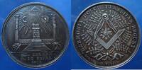 France - Franc-Maçonnerie Jeton argent Franc maçon Loge du Havre 5813 - 30mm - 9.60g -