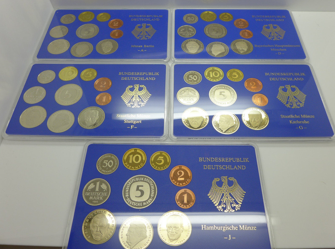 8,86 Mark DDR Kursmünzensatz 1979 BU Unc. | MA-Shops